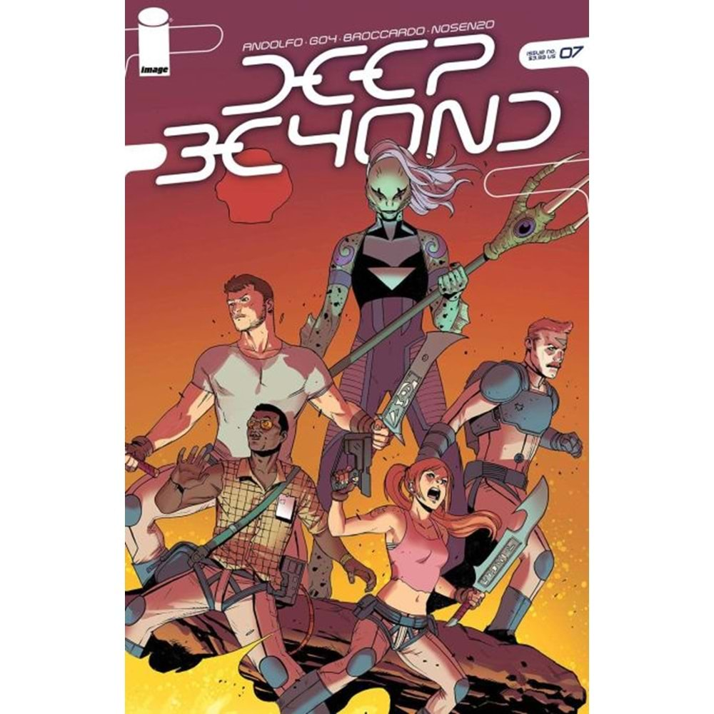 DEEP BEYOND # 7 (OF 12) COVER A BROCCARDO