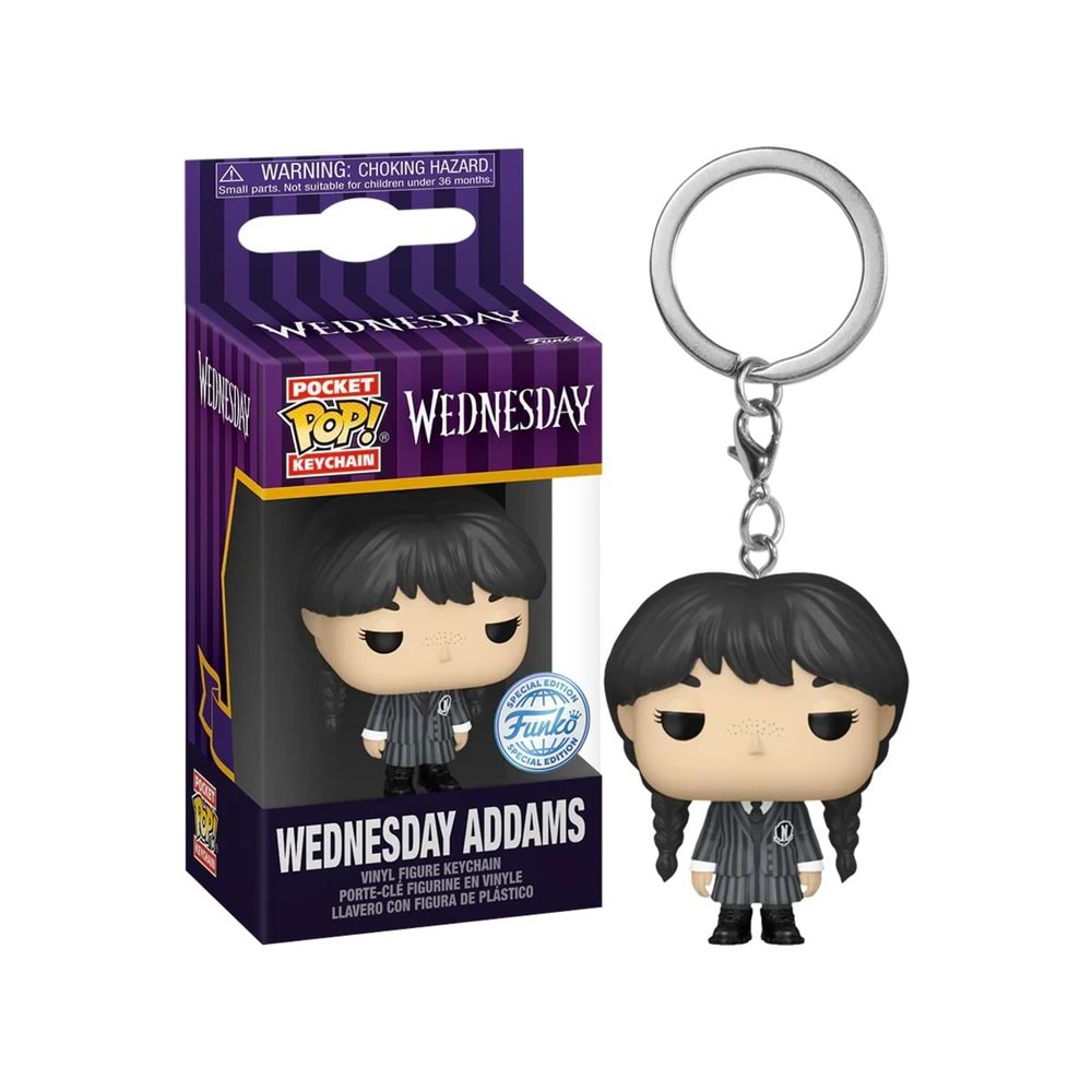 FUNKO POP WEDNESDAY SPECIAL EDITION KEYCHAIN