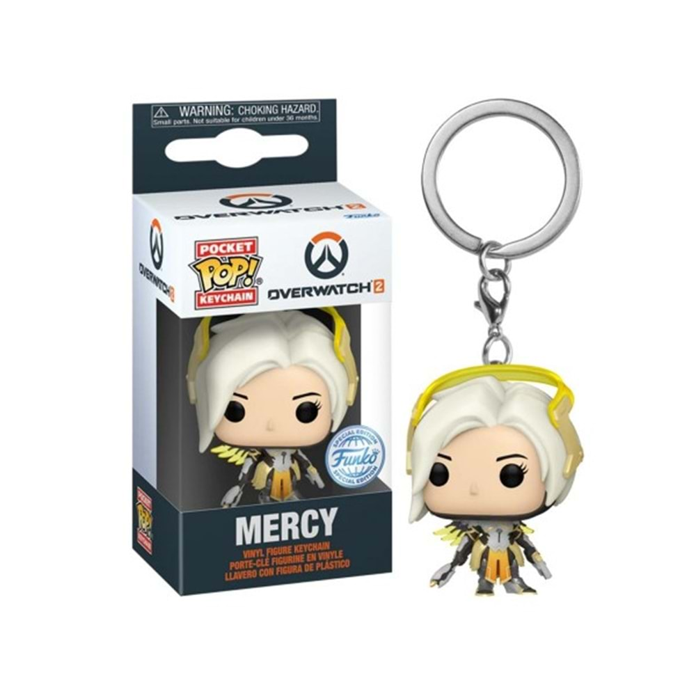 FUNKO POP OVERWATCH MERCY KEYCHAIN