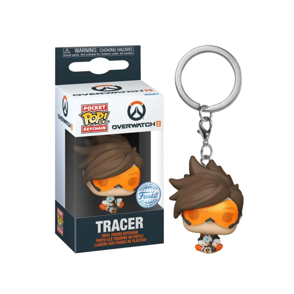 FUNKO POP OVERWATCH TRACER KEYCHAIN