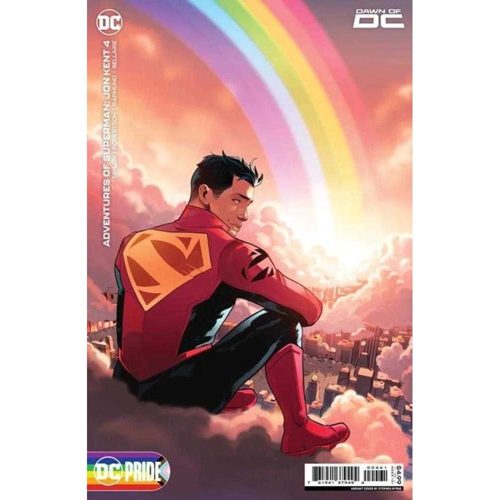 ADVENTURES OF SUPERMAN JON KENT # 4 (OF 6) COVER CVR D STEPHEN BYRNE DC PRIDE CARD STOCK VARIANT