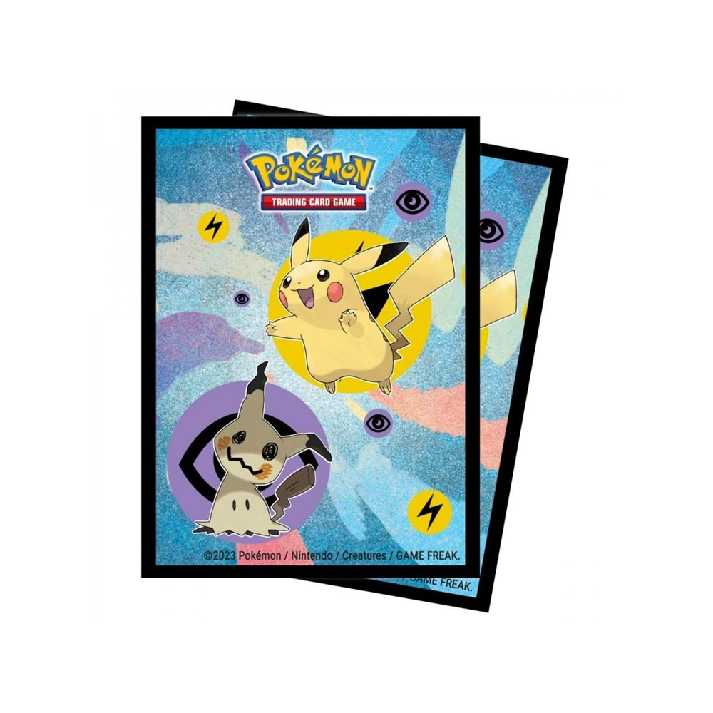 ULTRA PRO POKEMON PIKACHU MIMIKYU TEMALI 65 ADET SLEEVE KART KORUYUCU