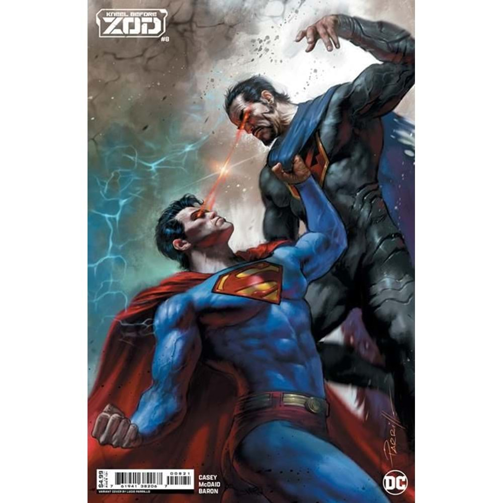 KNEEL BEFORE ZOD # 8 (OF 12) COVER B LUCIO PARRILLO CARD STOCK VARIANT