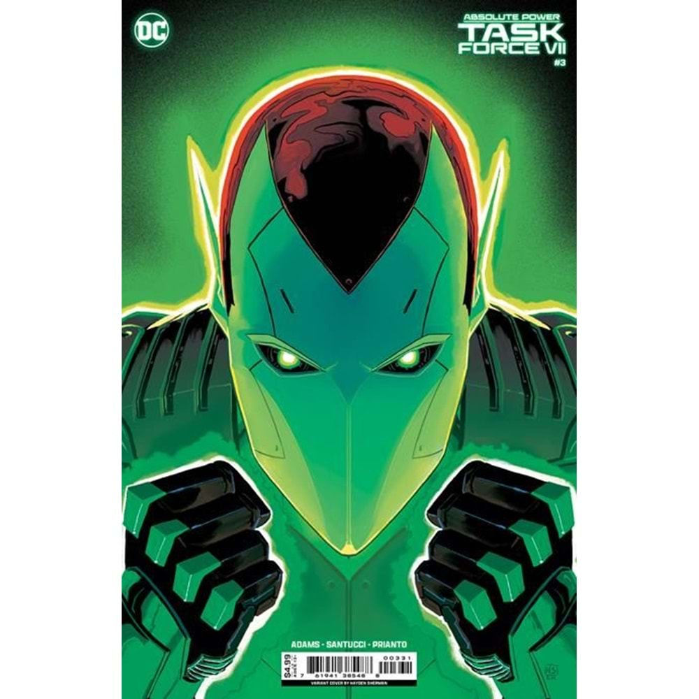 ABSOLUTE POWER TASK FORCE VII # 3 (OF 7) COVER B HAYDEN SHERMAN CARD STOCK VARIANT