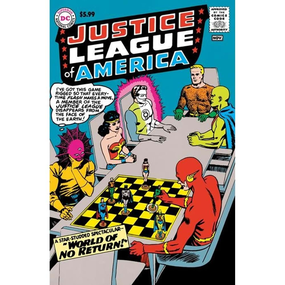 JUSTICE LEAGUE OF AMERICA # 1 FACSIMILE EDITION COVER A MURPHY ANDERSON