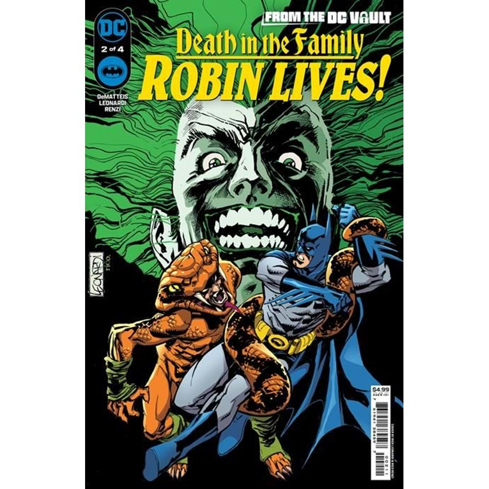 FROM THE DC VAULT DEATH IN THE FAMILY ROBIN LIVES # 2 (OF 4) COVER A RICK LEONARDI