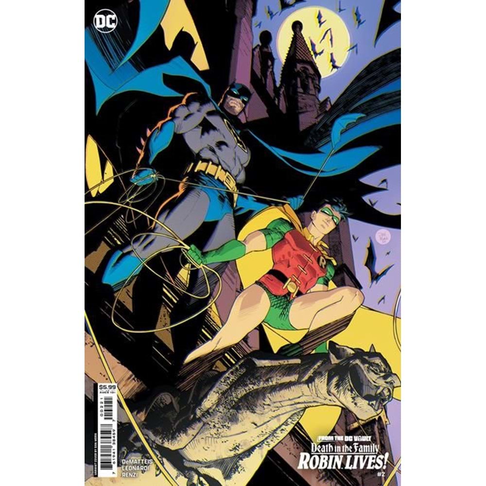 FROM THE DC VAULT DEATH IN THE FAMILY ROBIN LIVES # 2 (OF 4) COVER B DAN MORA CARD STOCK VARIANT