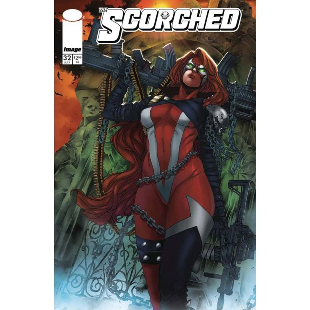 SPAWN SCORCHED # 32 COVER A RANDAL