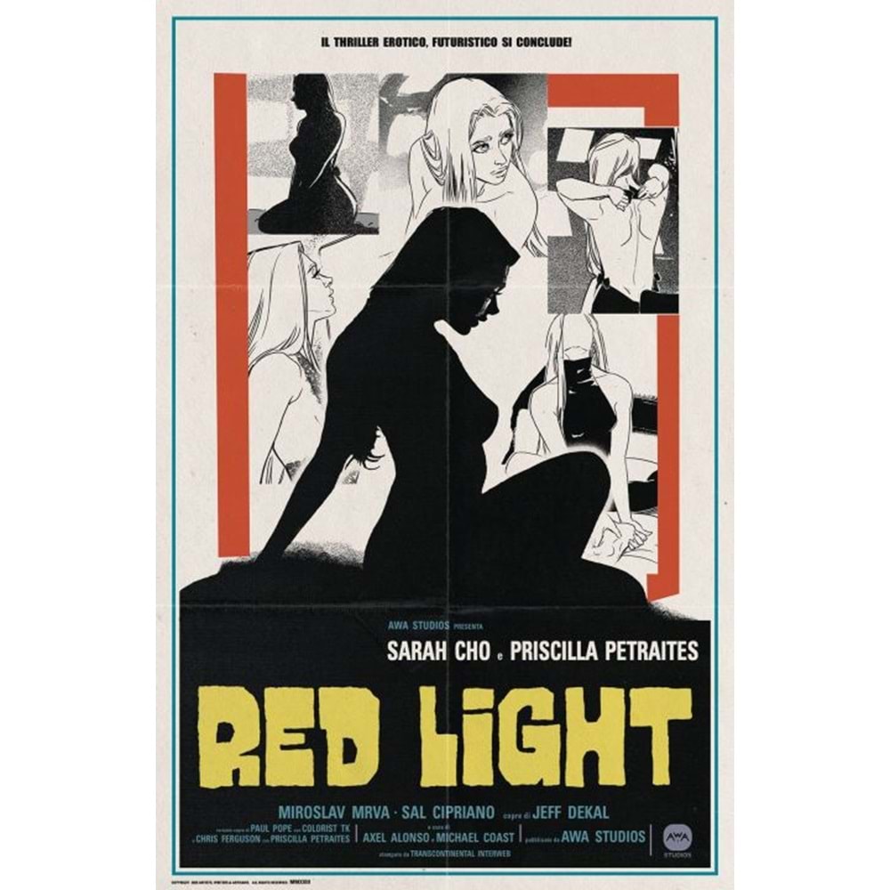 RED LIGHT # 4 (OF 4) COVER C EROTIC FILM HOMAGE