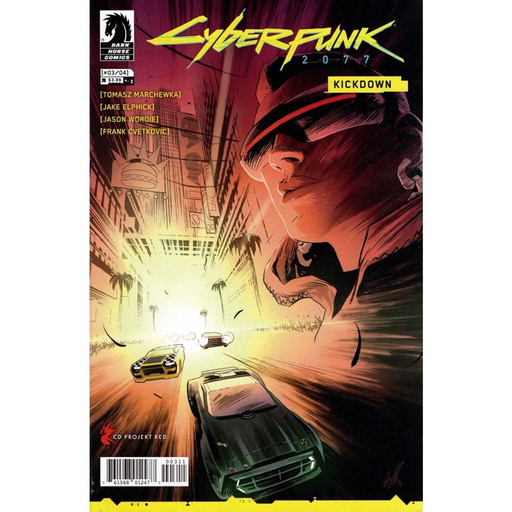 CYBERPUNK 2077 KICKDOWN # 3 COVER A ELPHICK