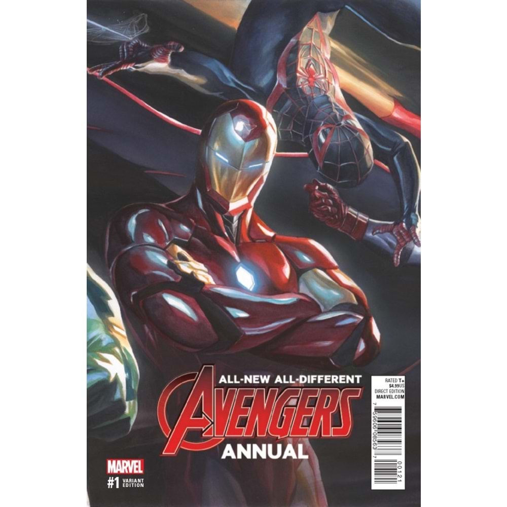 ALL NEW ALL DIFFERENT AVENGERS ANNUAL # 1 ALEX ROSS VARIANT