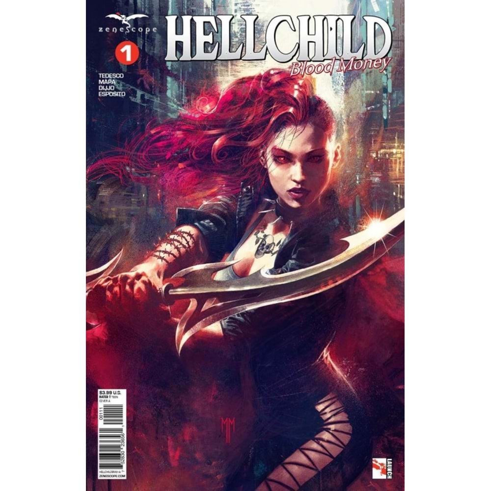 HELLCHILD BLOOD MONEY # 1 COVER A MASTRAZZO