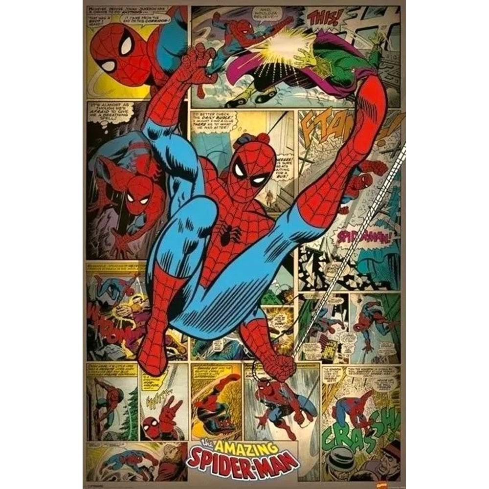 MARVEL COMICS SPIDER-MAN RETRO POSTER