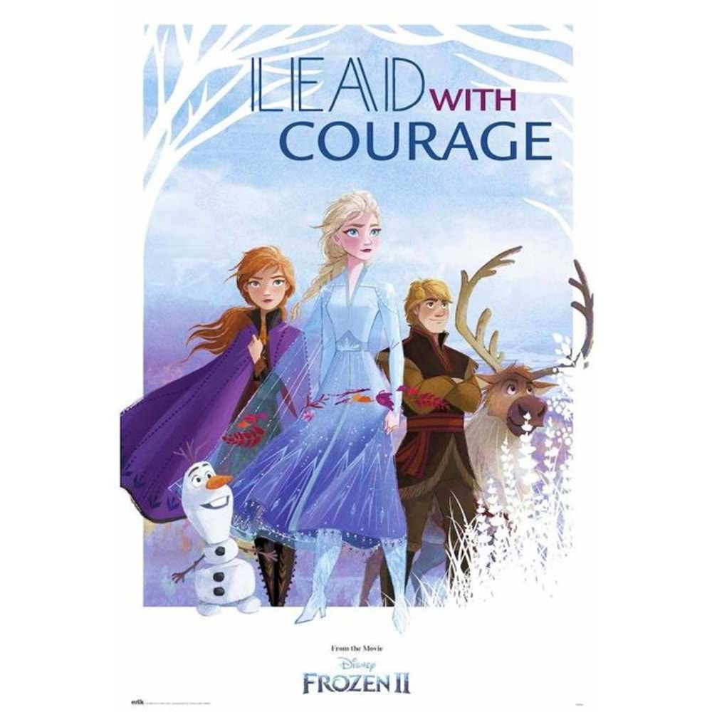 FROZEN LEAD WITH COURAGE POSTER