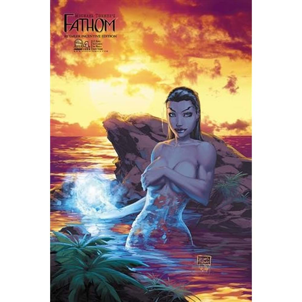 FATHOM (2008) # 4 COVER F RETAILER INCENTIVE MICHAEL TURVER