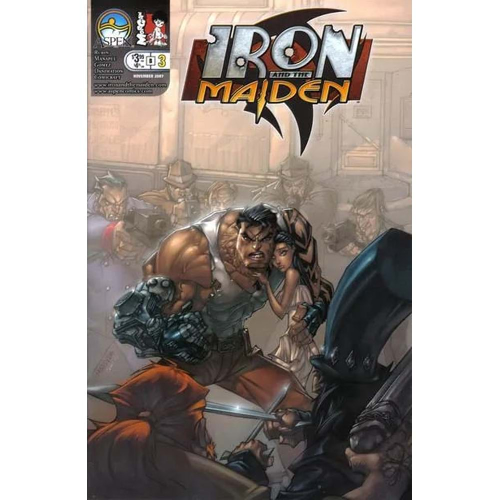 IRON AND THE MAIDEN # 3 COVER B MATSUDA