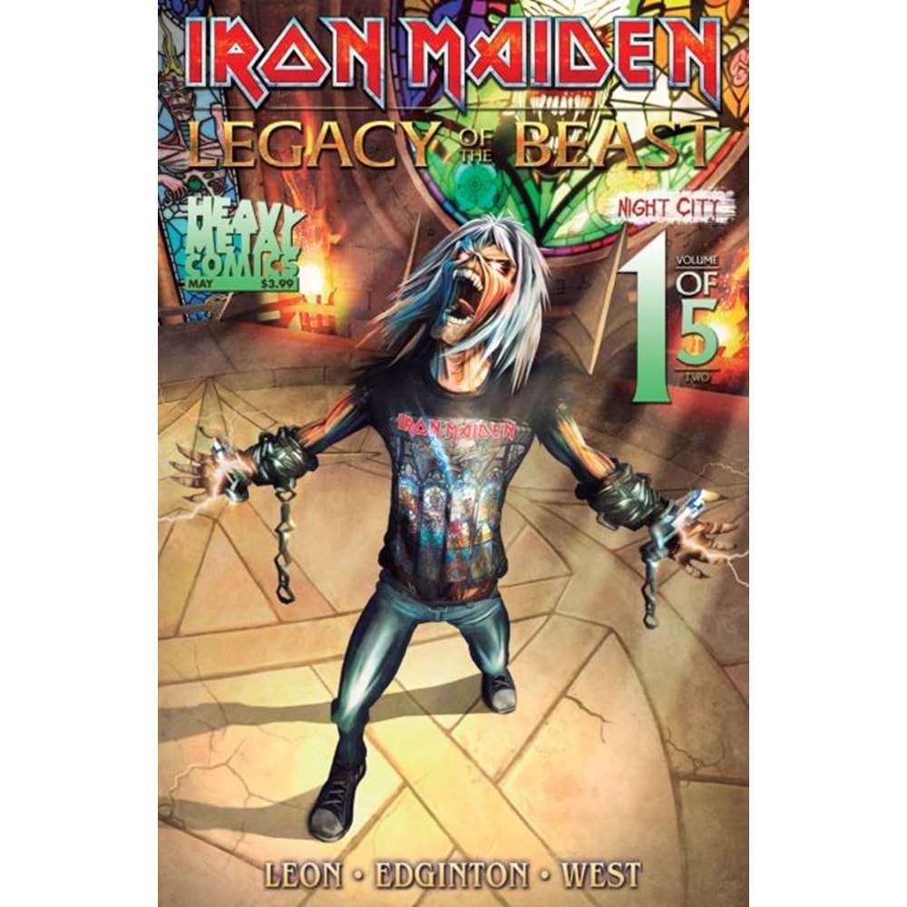 IRON MAIDEN LEGACY OF THE BEAST NIGHT CITY # 1 COVER A CASAS