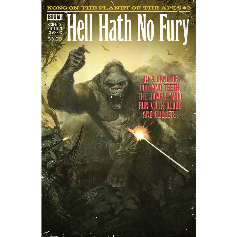 KONG ON THE PLANET OF THE APES # 3 CLASSIC PULP DALTON VARIANT