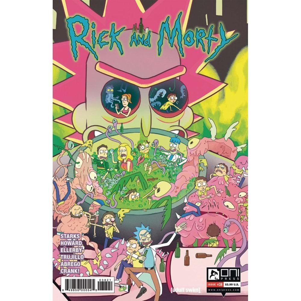 RICK & MORTY # 38 COVER B SCOTT VARIANT