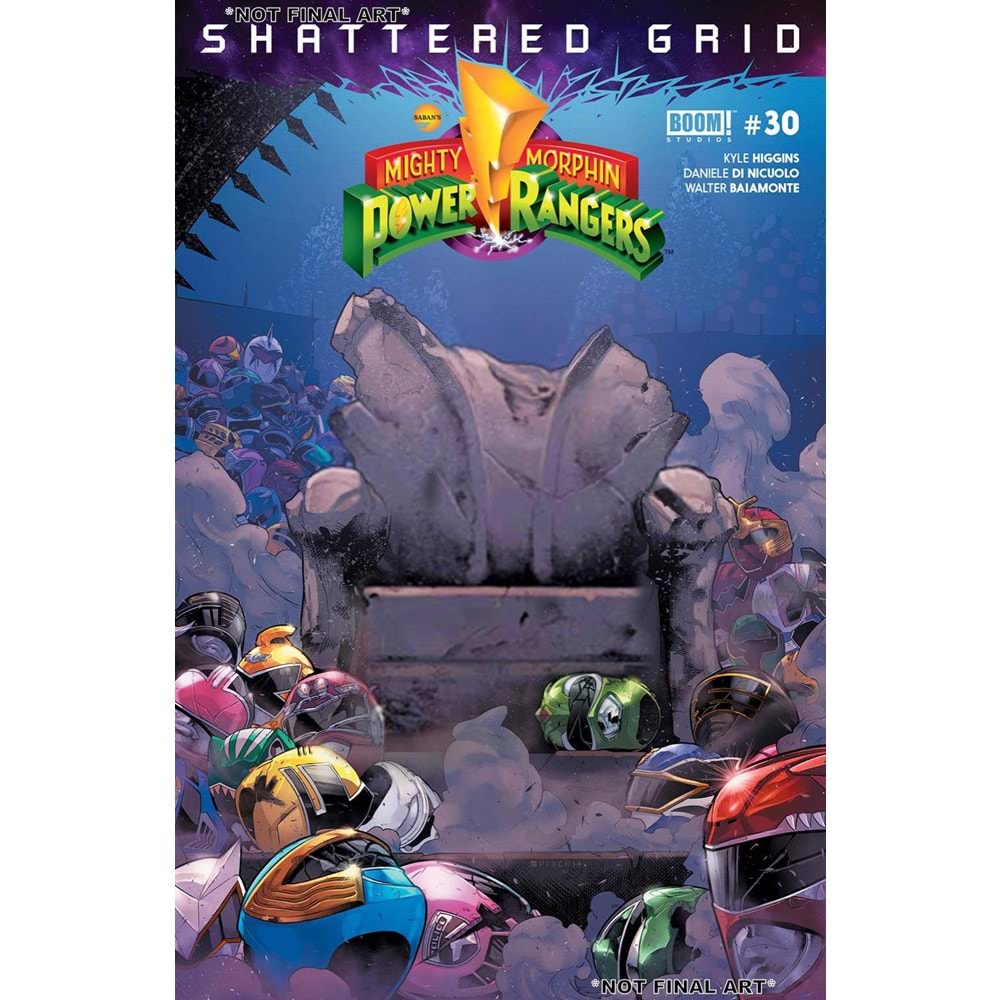 MIGHTY MORPHIN POWER RANGERS # 30 COVER A CAMPBELL