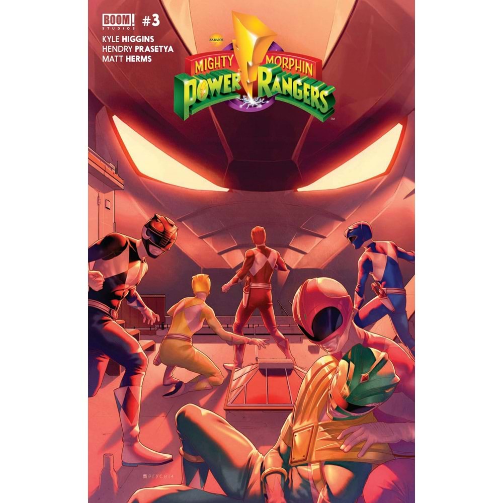MIGHTY MORPHIN POWER RANGERS # 3 COVER A CAMPBELL