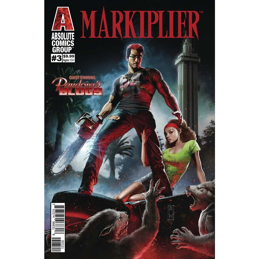 MARKIPLIER # 3 (OF 4) COVER B ARMY OF DARKNESS PARODY FOIL LOGO VARIANT