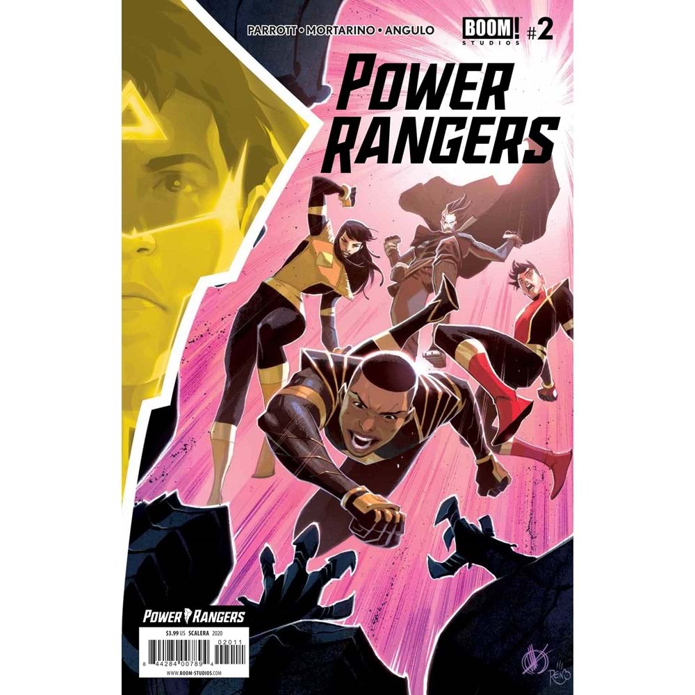 POWER RANGERS # 2 COVER A SCALERA