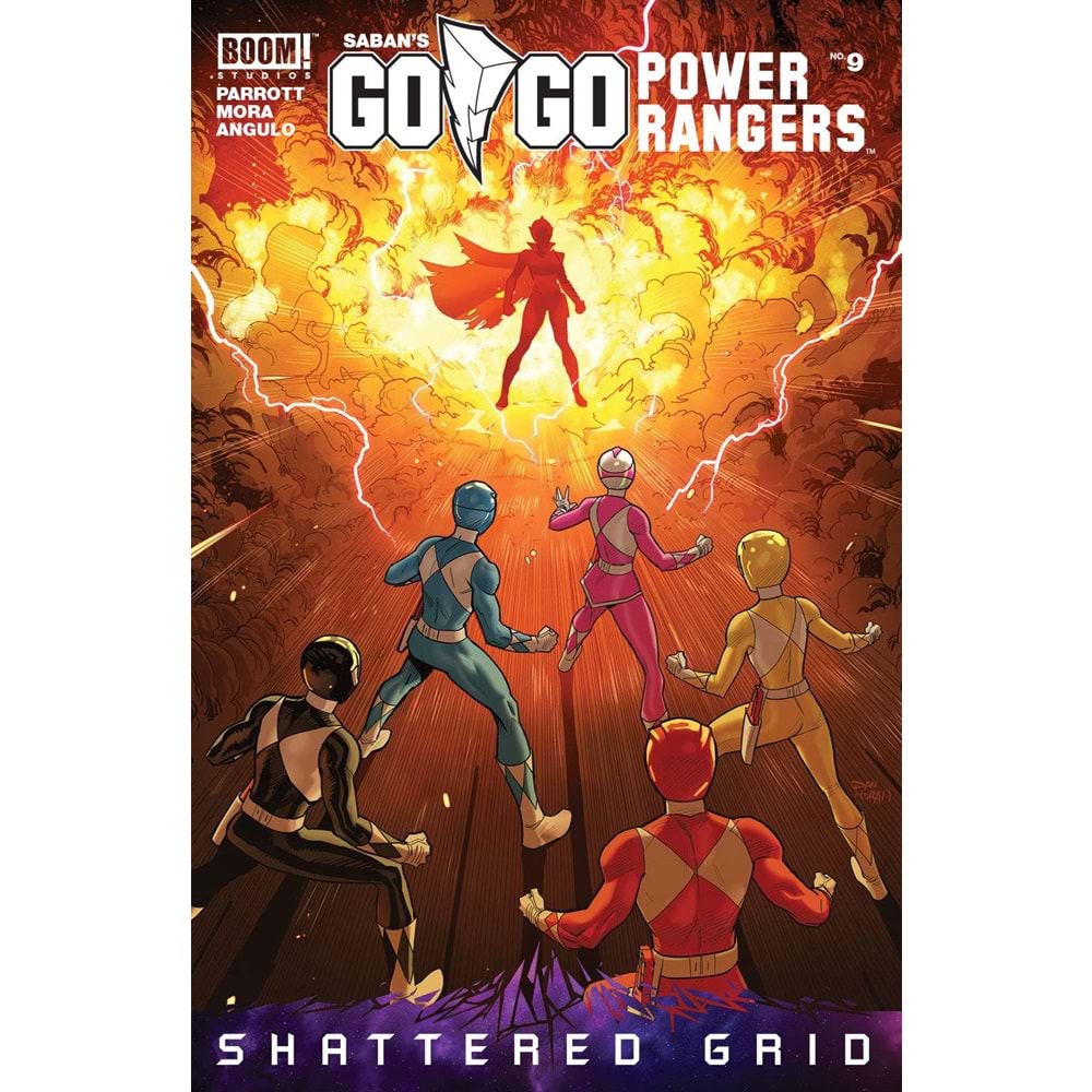 GO GO POWER RANGERS # 9 COVER A MORA