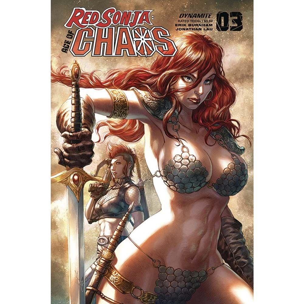 RED SONJA AGE OF CHAOS # 3 COVER B QUAH