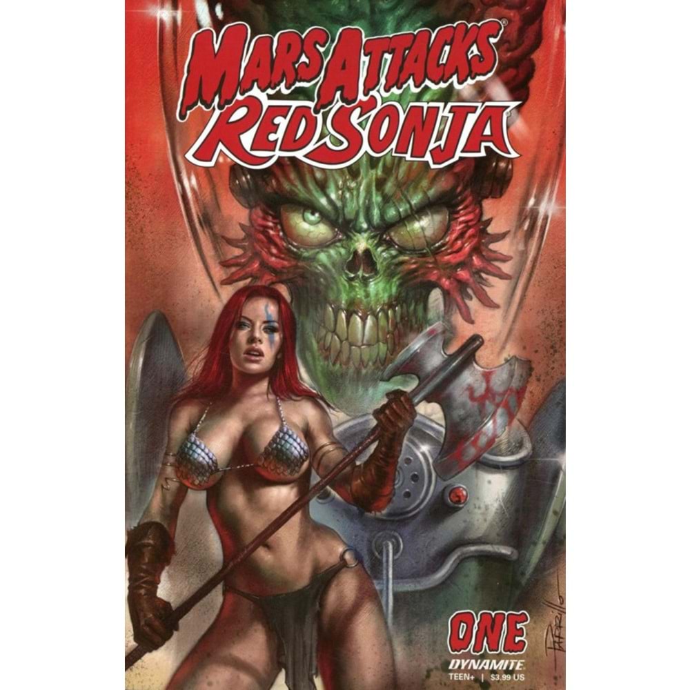 MARS ATTACKS RED SONJA # 1 COVER A PARRILLO