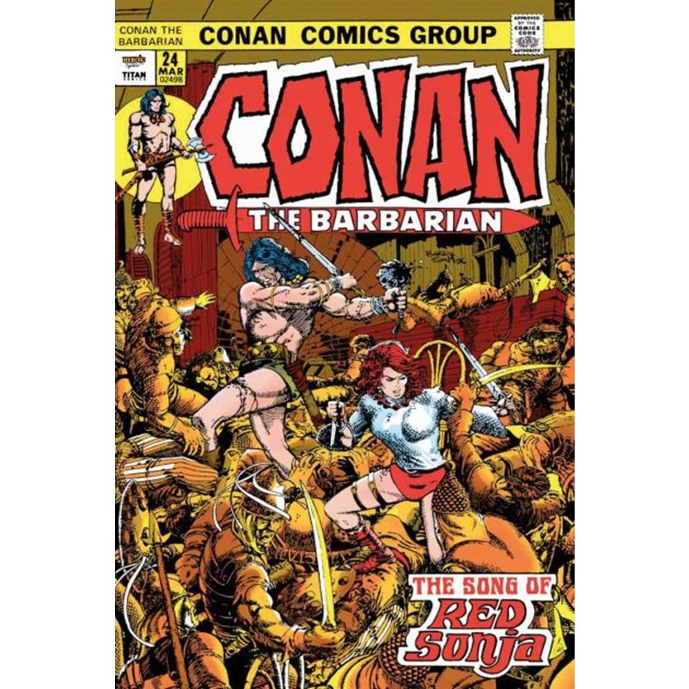 CONAN THE BARBARIAN ORIGINAL COMICS OMNIBUS VOL 1 HC DM VARIANT