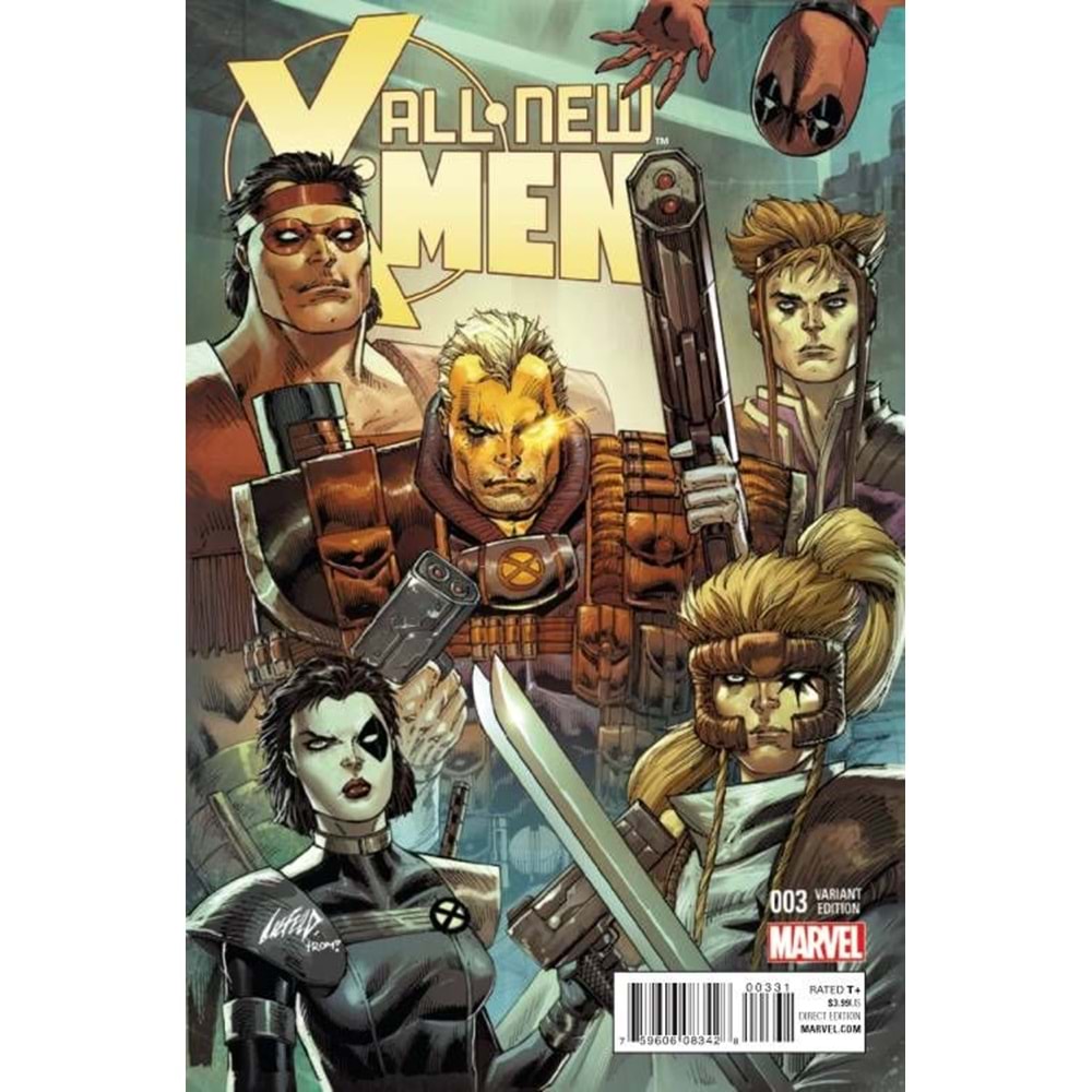 ALL NEW X-MEN (2015) # 3 1:20 LIEFELD MARVEL 92 VARIANT