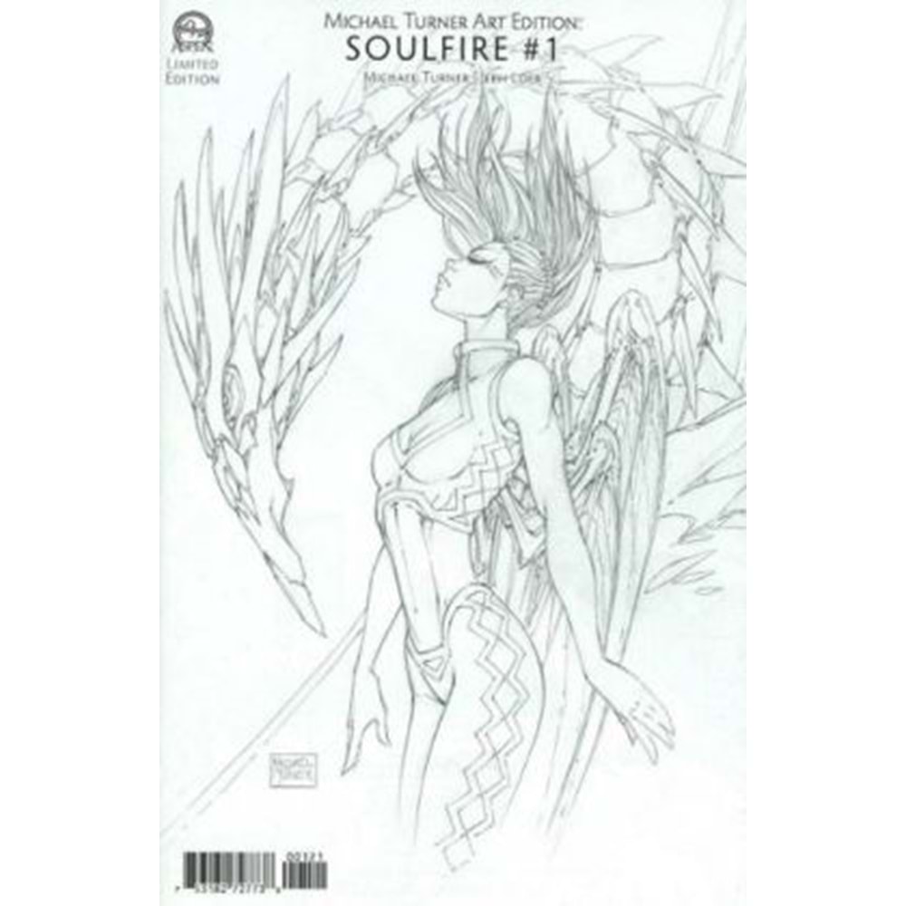 MICHAEL TURNER ART EDITION SOULFIRE # 1 1:6 MICHAEL TURNER SKETCH VARIANT