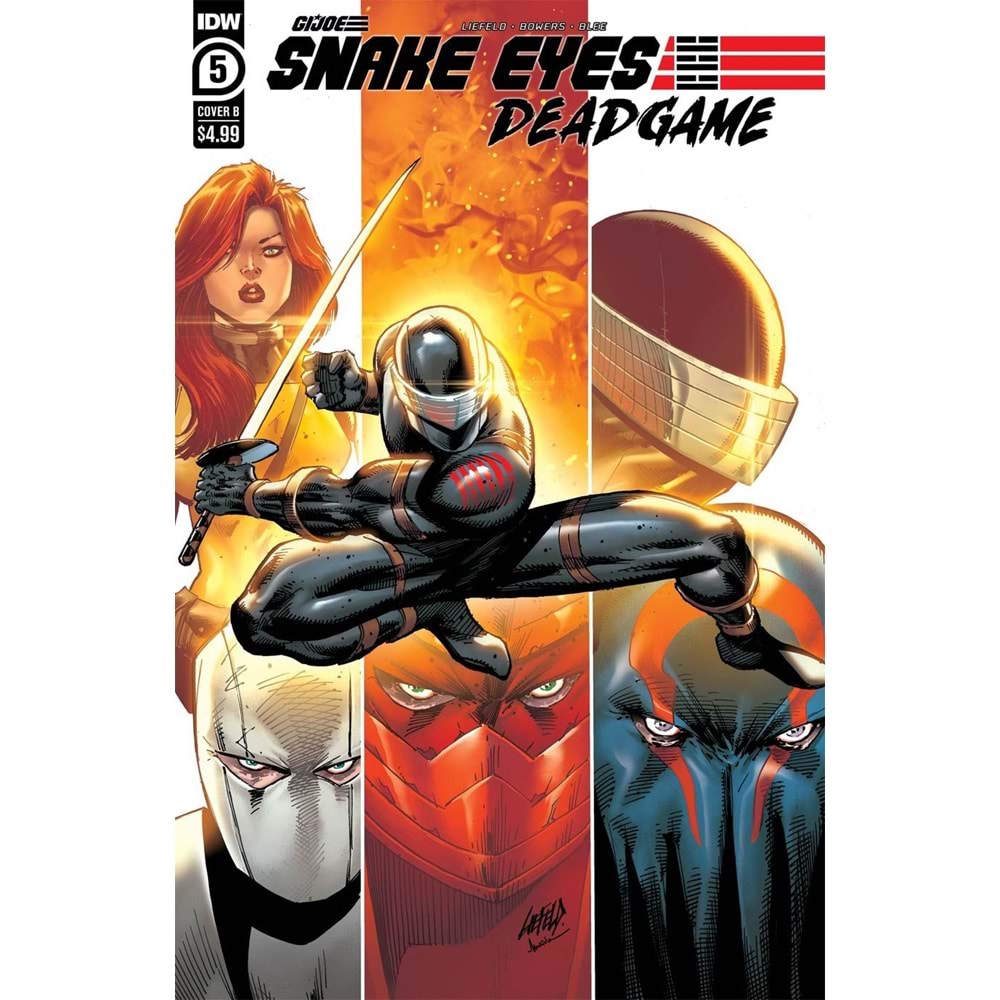 SNAKE EYES DEADGAME # 5 (OF 5) COVER B LIEFELD