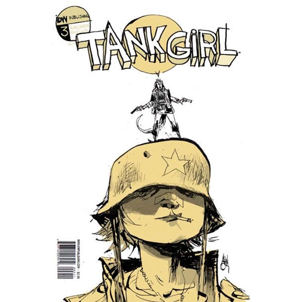 TANK GIRL THE GIFTING # 3 COVER B JAMIE HEWLETT
