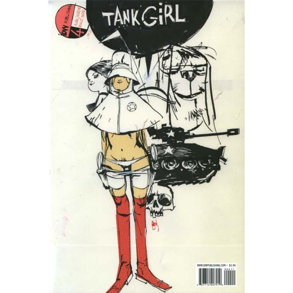TANK GIRL THE GIFTING # 4 COVER A ASHLEY WOOD