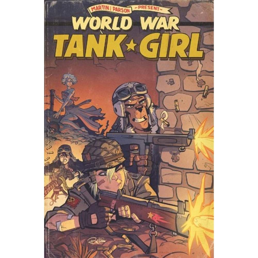 WORLD WAR TANK GIRL # 3 COVER A BRETT PARSON