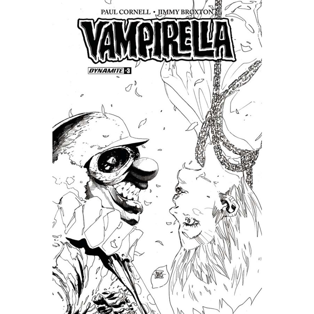 VAMPIRELLA (2017) # 3 (OF 11) COVER F 1:20 TAN BLACK&WHITE