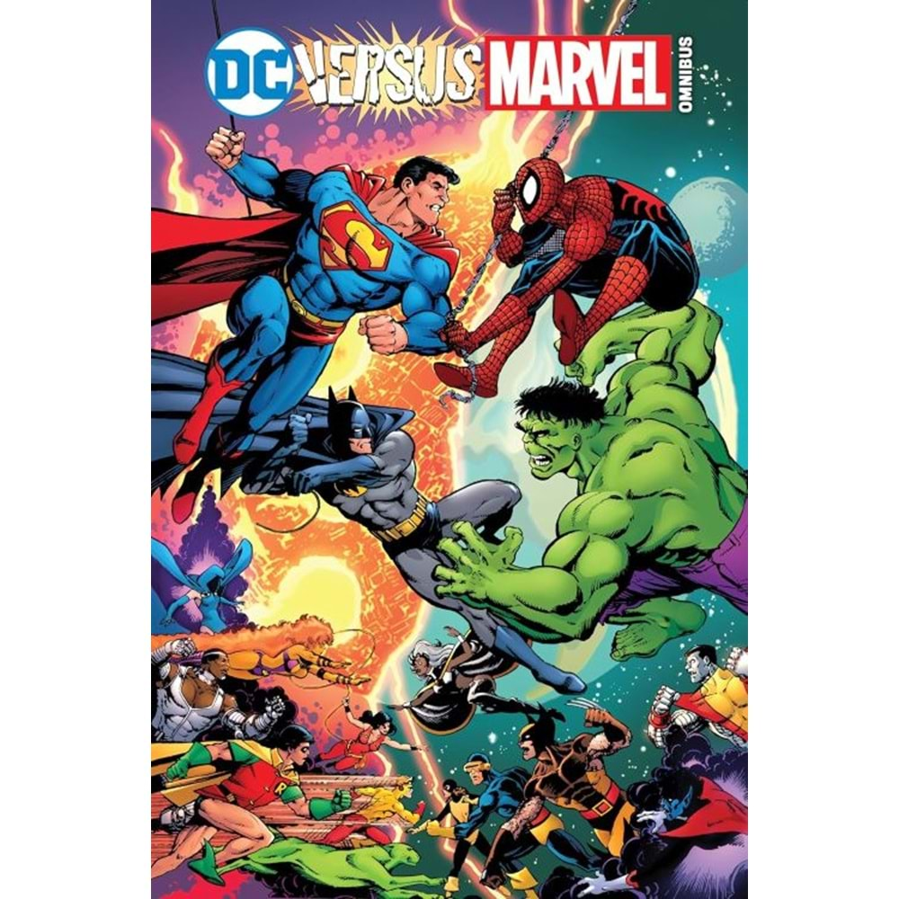 DC VERSUS MARVEL OMNIBUS HC GEORGE PEREZ COVER