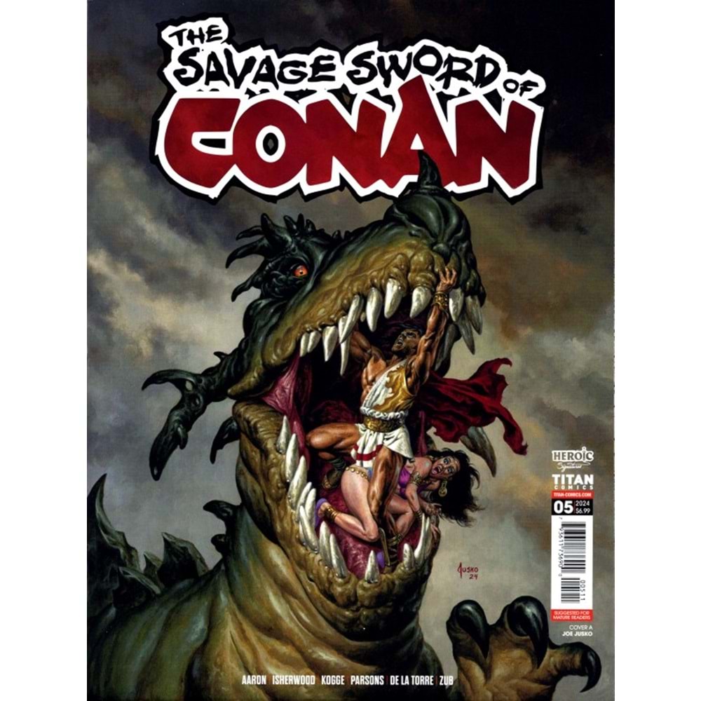 SAVAGE SWORD OF CONAN # 5 COVER A JUSKO