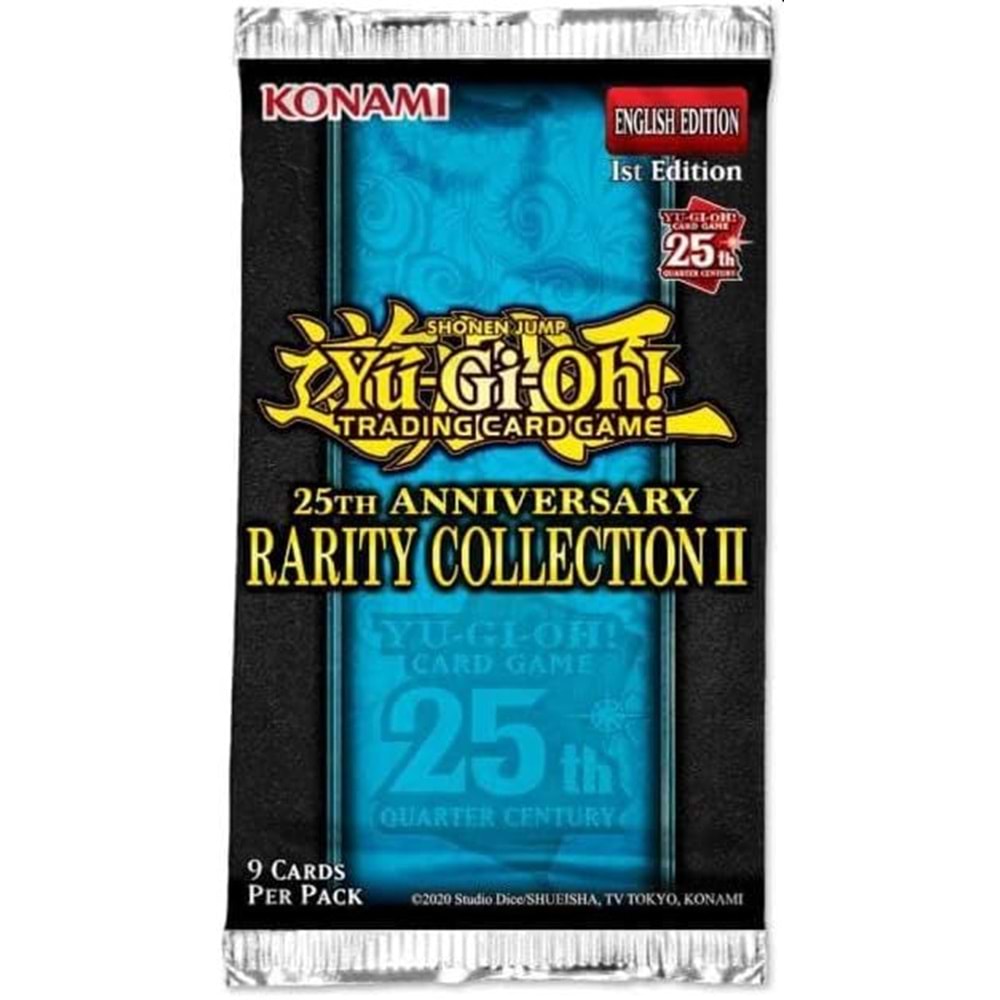 YUGIOH 25TH ANNIVERSARY RARITY COLLECTION II BOOSTER PACK
