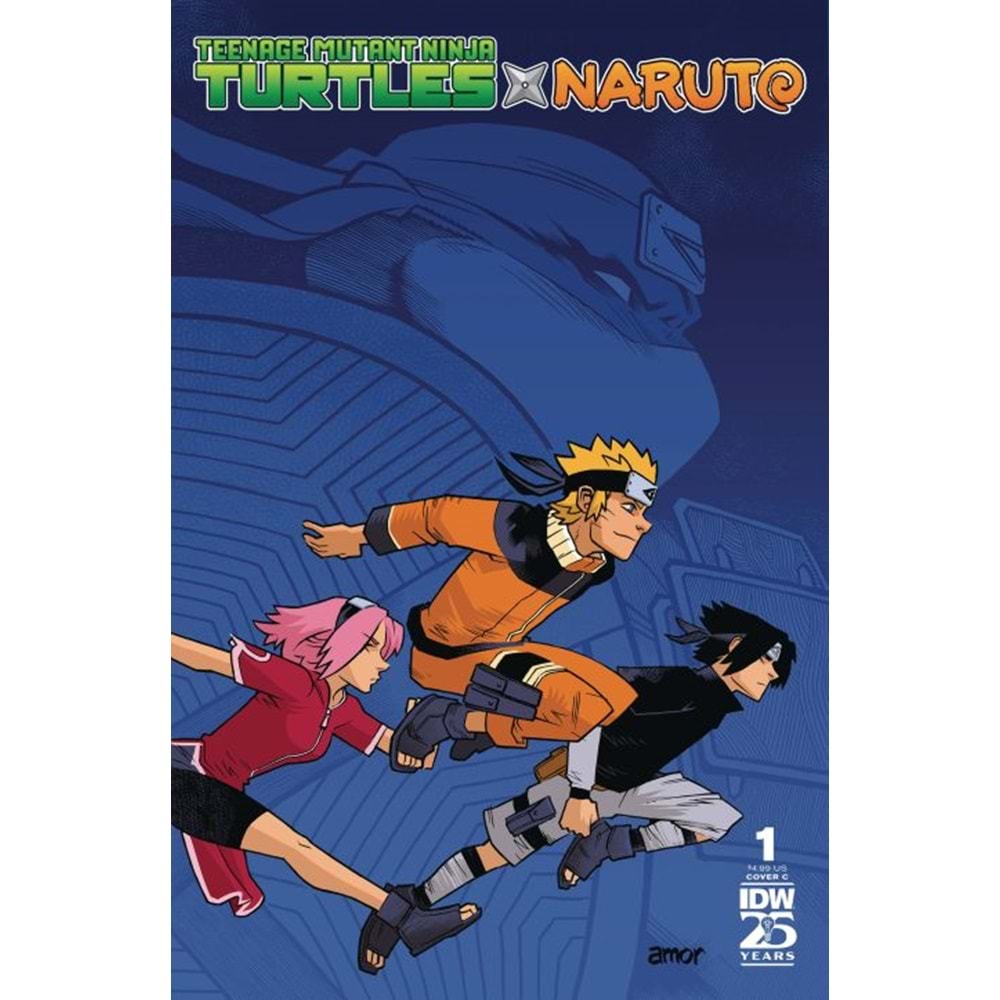 TEENAGE MUTANT NINJA TURTLES X NARUTO # 1 COVER C AMOR VARIANT