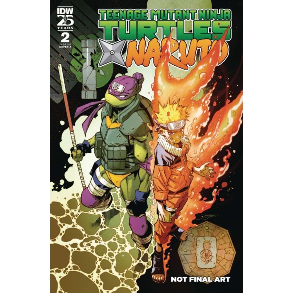 TEENAGE MUTANT NINJA TURTLES X NARUTO # 2 COVER A JORGE JIMENEZ
