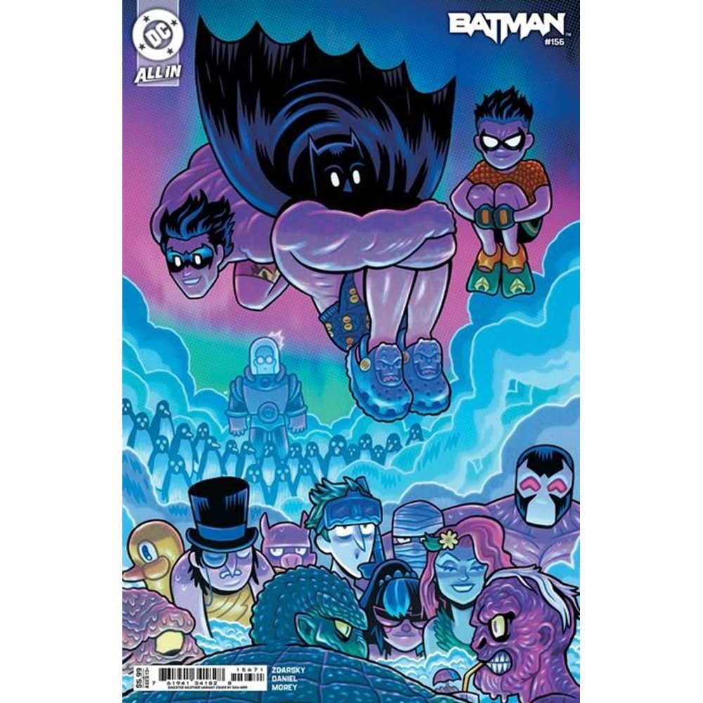 BATMAN (2016) # 156 COVER E DAN HIPP SWEATER WEATHER CARD STOCK VARIANT