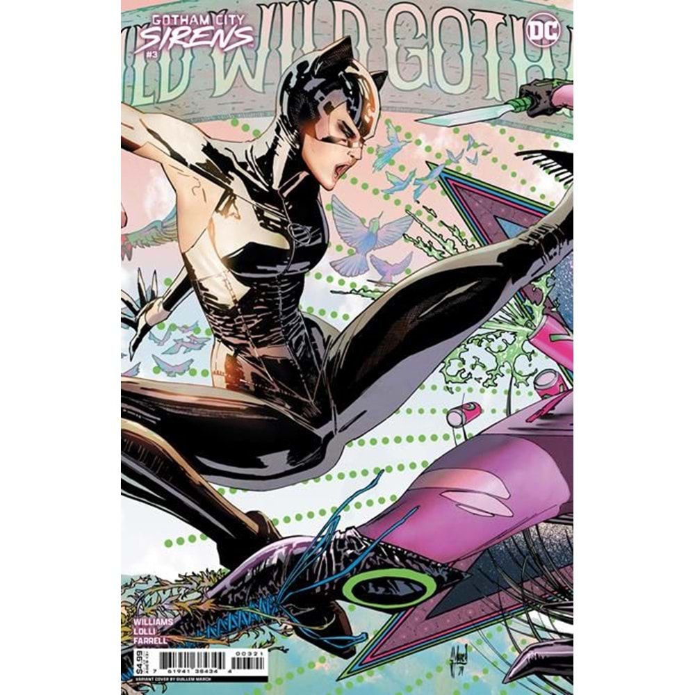 GOTHAM CITY SIRENS (2024) # 3 (OF 4) COVER D GUILLEM MARCH CONNECTING CARD STOCK VARIANT