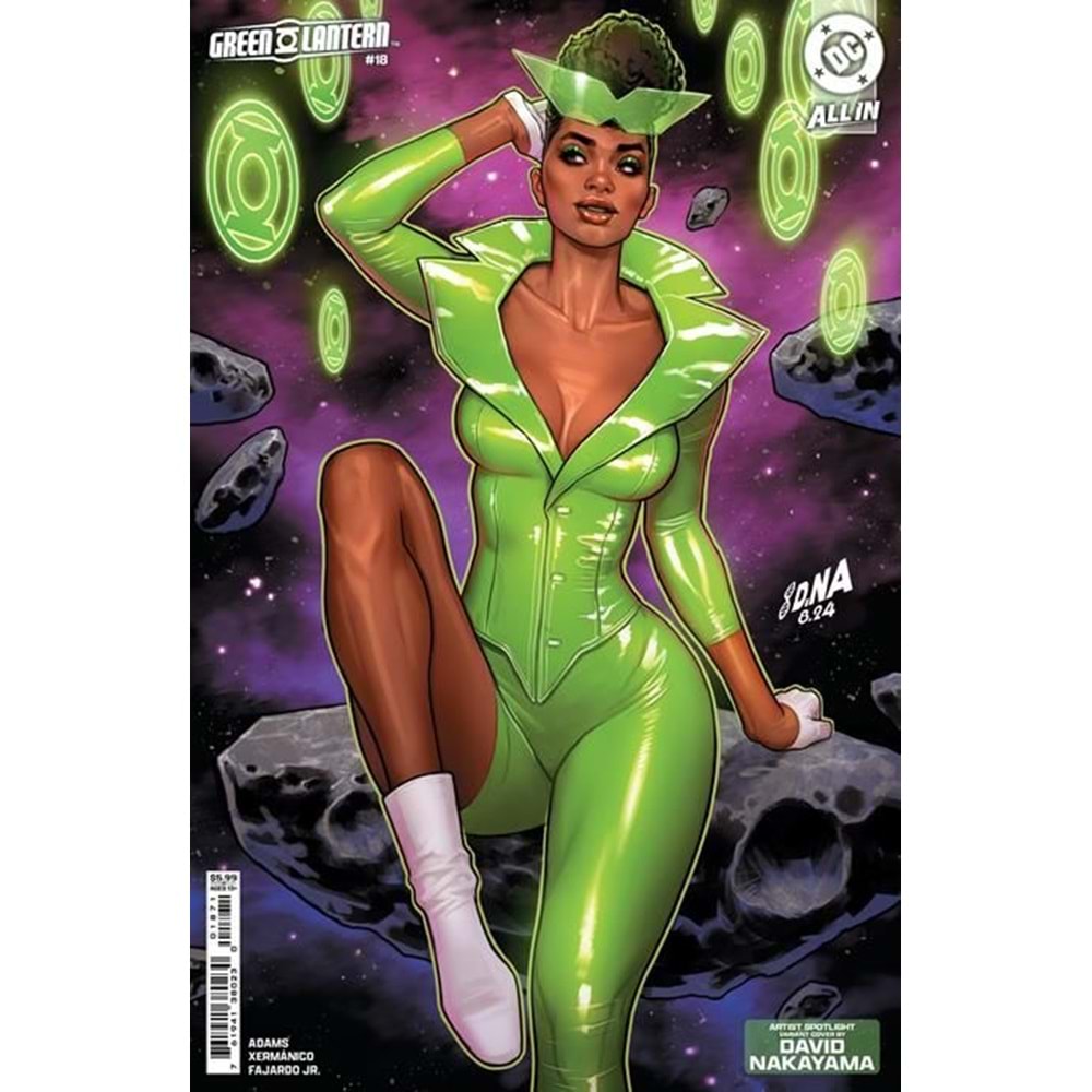 GREEN LANTERN (2023) # 18 COVER E DAVID NAKAYAMA ARTIST SPOTLIGHT CARD STOCK VARIANT