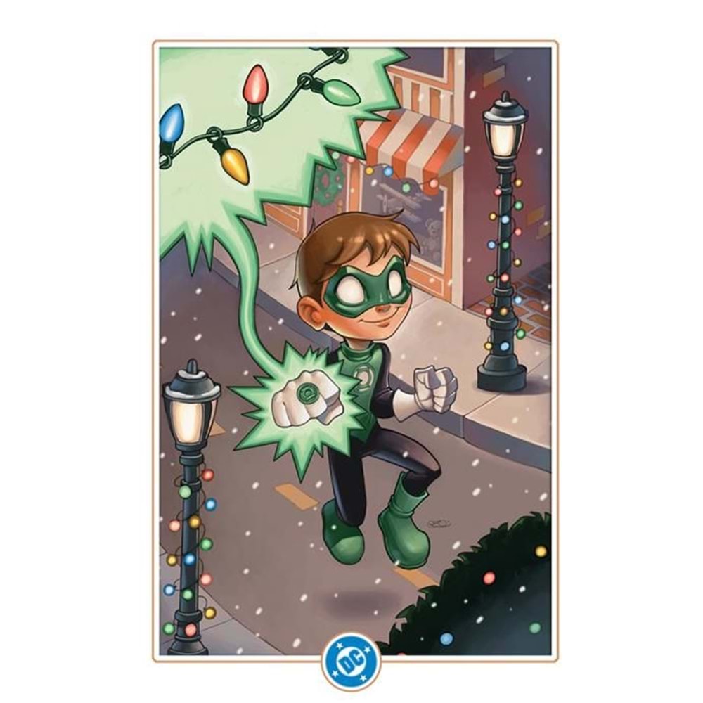 GREEN LANTERN (2023) # 18 COVER D CHRISSIE ZULLOE DC WINTER WONDERLAND CARD STOCK VARIANT