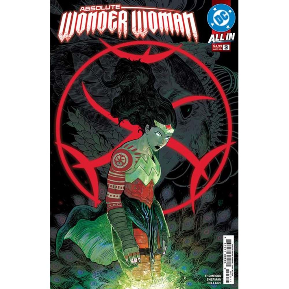 ABSOLUTE WONDER WOMAN # 3 COVER A HAYDEN SHERMAN