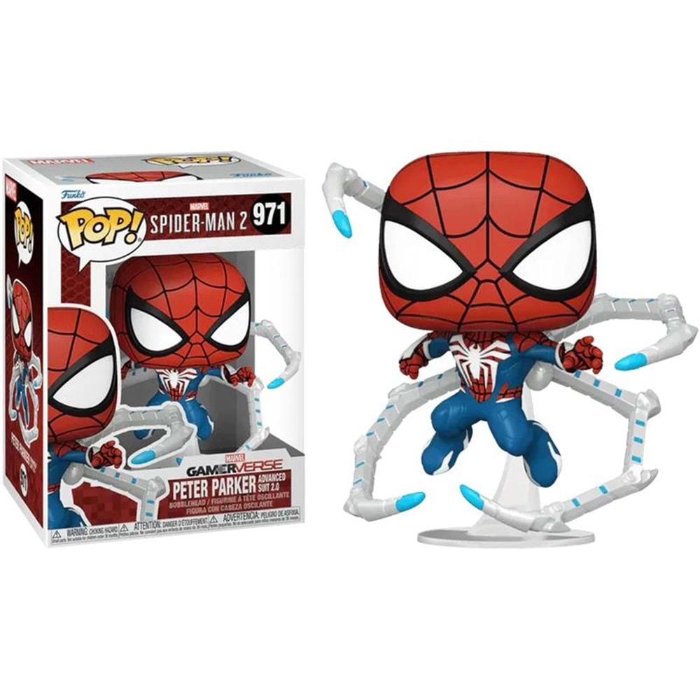 FUNKO POP MARVEL GAMEVERSE SPIDER-MAN 2 PETER PARKER ADVANCED SUIT 2.0 971