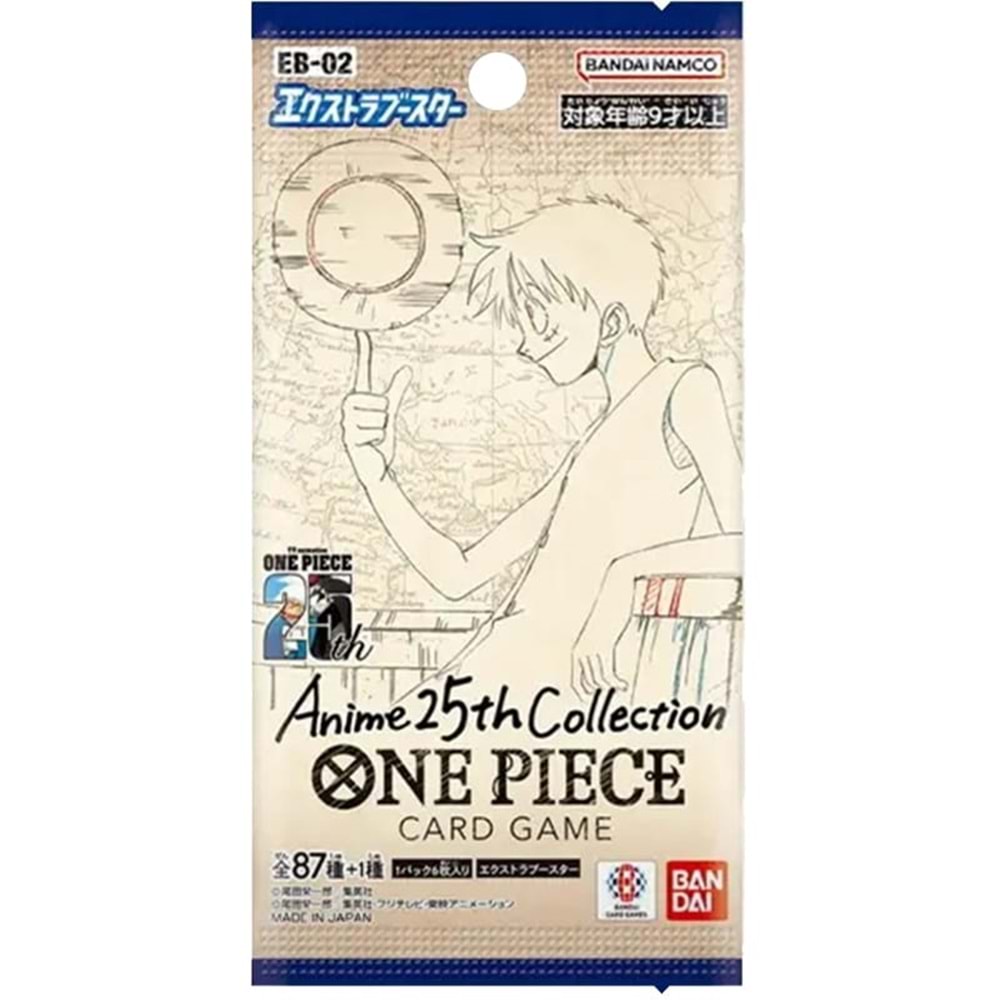 ONE PIECE CARD GAME ANIME 25TH COLLECTION BOOSTER PACK (JAPONCA)